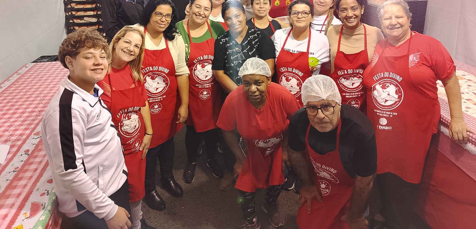 Festa do Divino Espírito Santo organizada pela associação